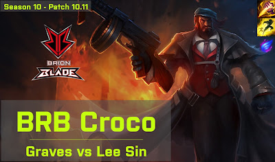 BRB Croco Graves JG vs WE Beishang Leesin - KR 10.11