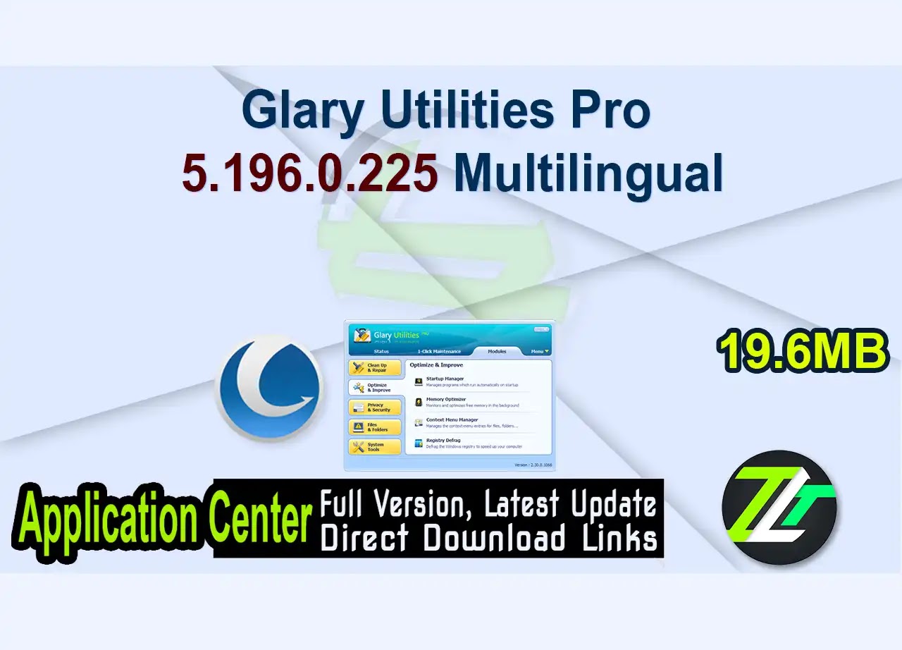 Glary Utilities Pro 5.196.0.225 Multilingual