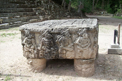 Altar Maya, Altar Q, Altar Copán Ruinas