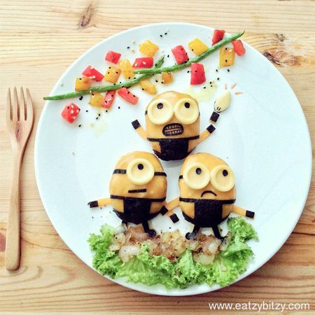 Adorable food art by Samantha Lee