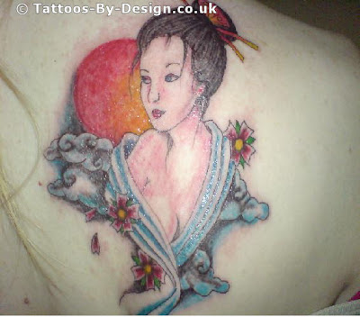 Beautiful New Geisha Tattoo