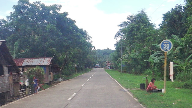 highway going to Lope De Vega Northern Samar