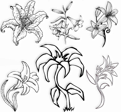 tatuaże lilie