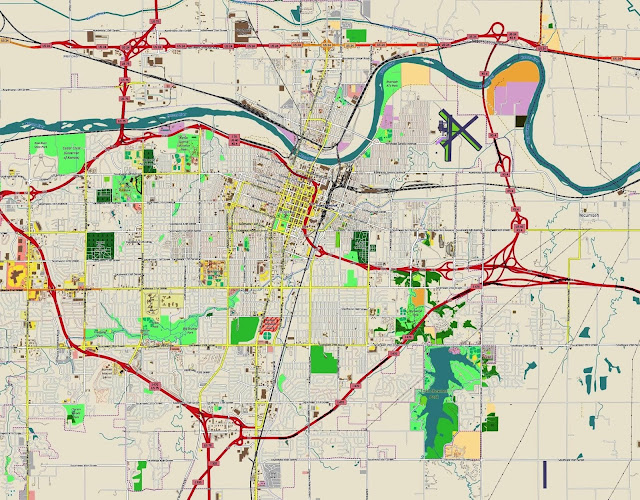 Topeka, Kansas Map