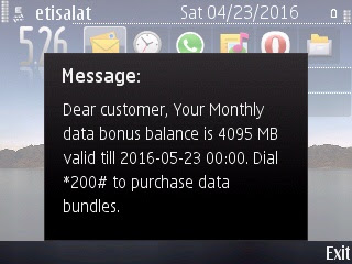 how to get Free 4GB Data Etisalat Sim