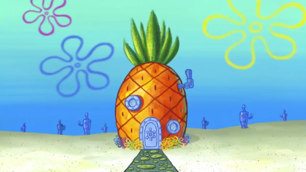  Gambar  Spongebob  Rumah  Cari Gambar  Keren HD