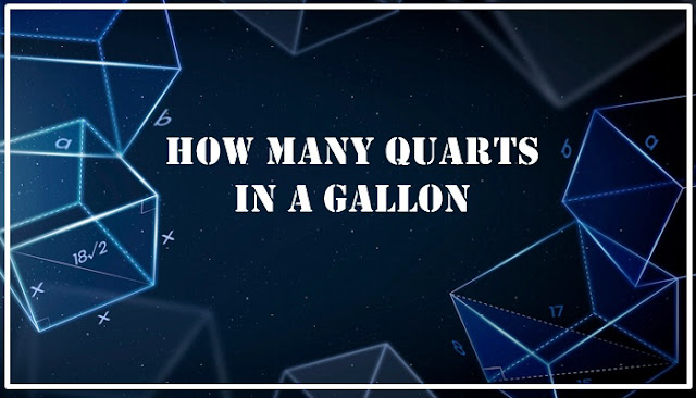 How many quarts in a gallon