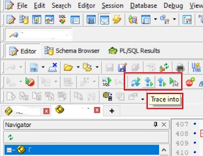 Depurar un paquete de Oracle con TOAD