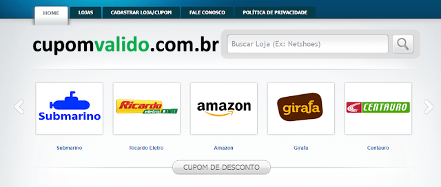 Site de cupons online