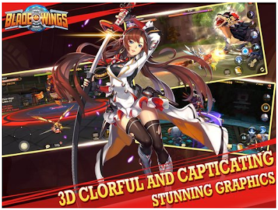 Blade & Wings Fantasy 3D Anime MMO Action RPG Apk Mod