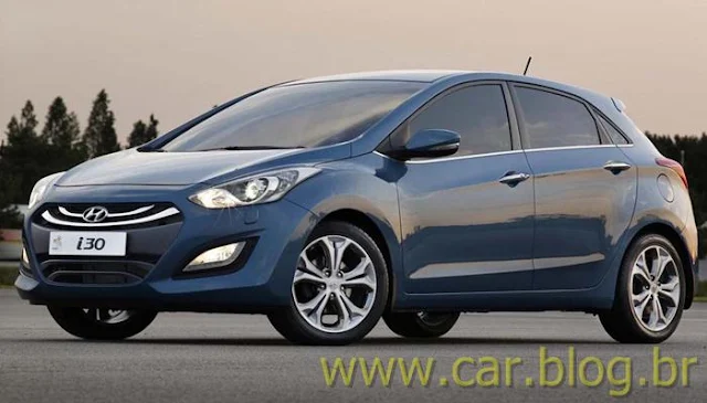 Novo Hyundai i30 2012 - perfil 3/4