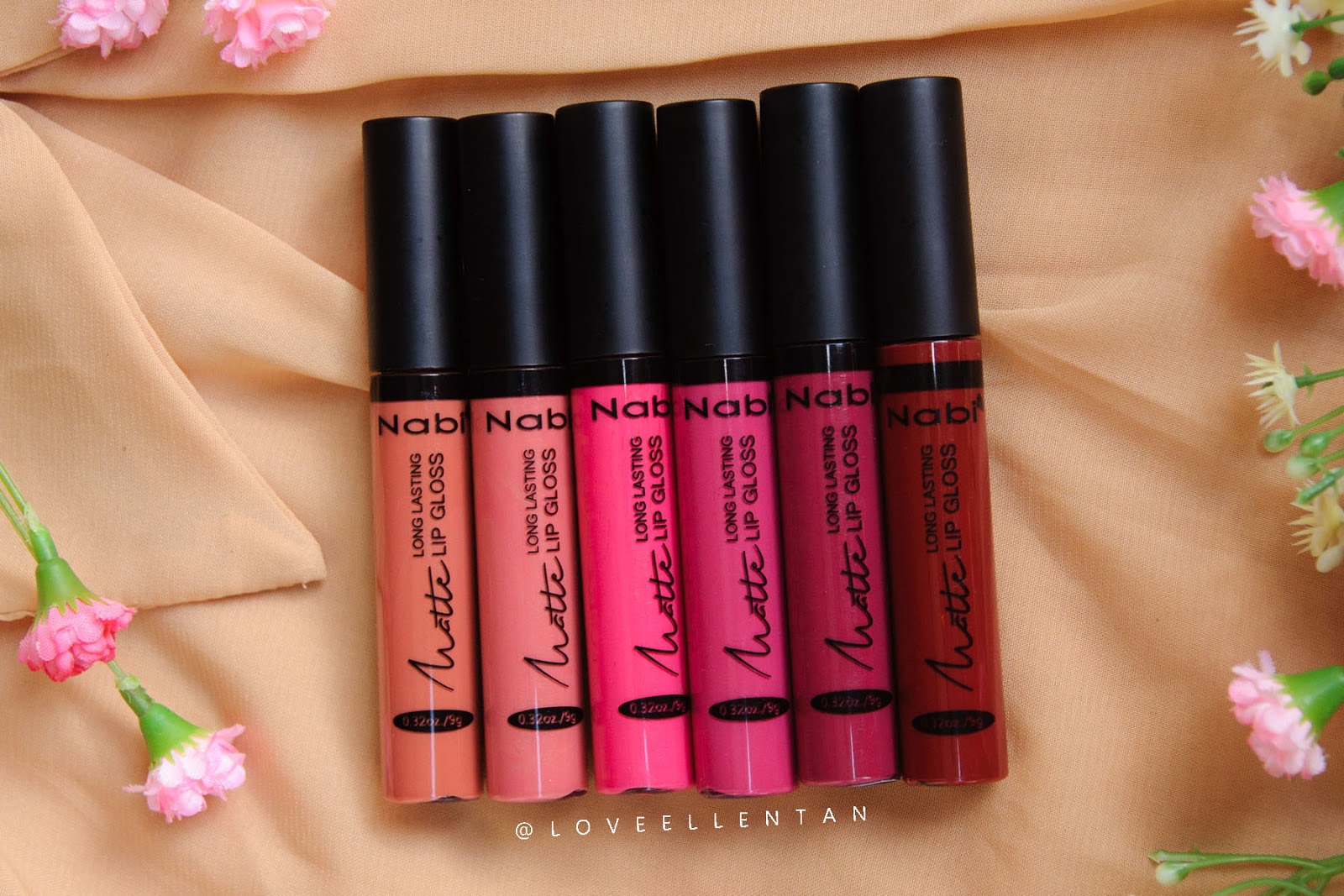 Nabi Matte Long Lasting Lip Gloss Review Swatched