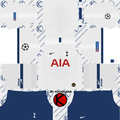 Tottenham Hotspur 20192020 Kit Dream League Soccer Kits