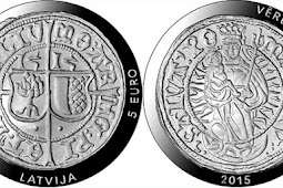 Latvia 5 euro 2015 - Livonian Ferding