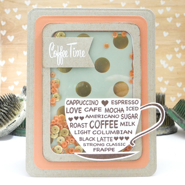 Coffee Time by Jennifer Ingle for Spellbinders #JustJingle #Spellbinders