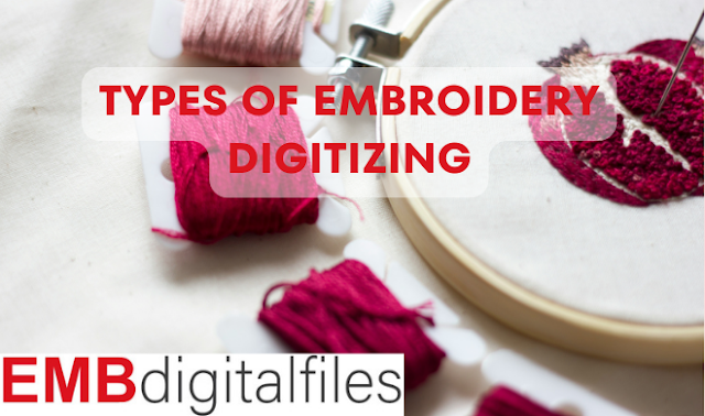 Types of Embroidery Digitizing