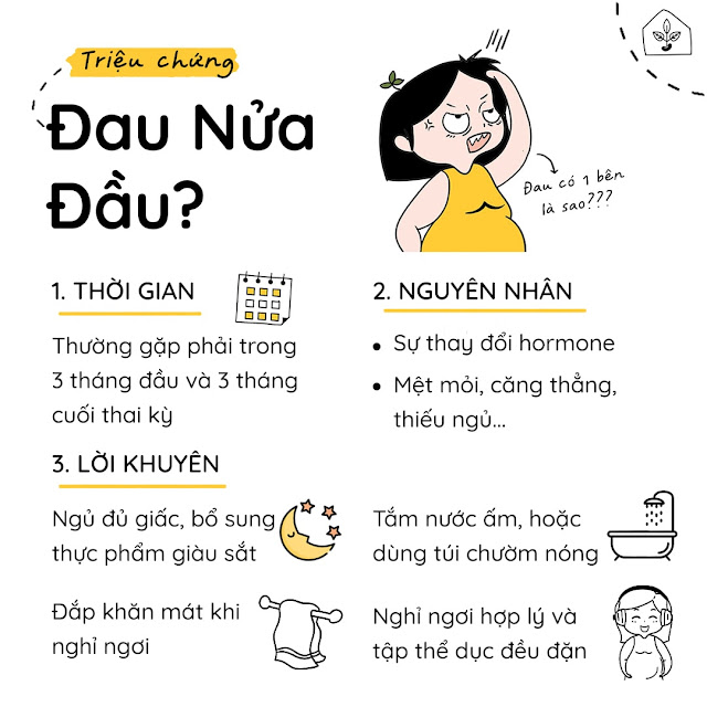 Đau nửa đầu khi mang thai liệu có nguy hiểm?