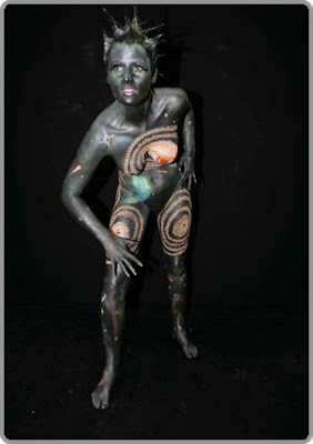 Body Art Temporary - Camouflage Body Painting