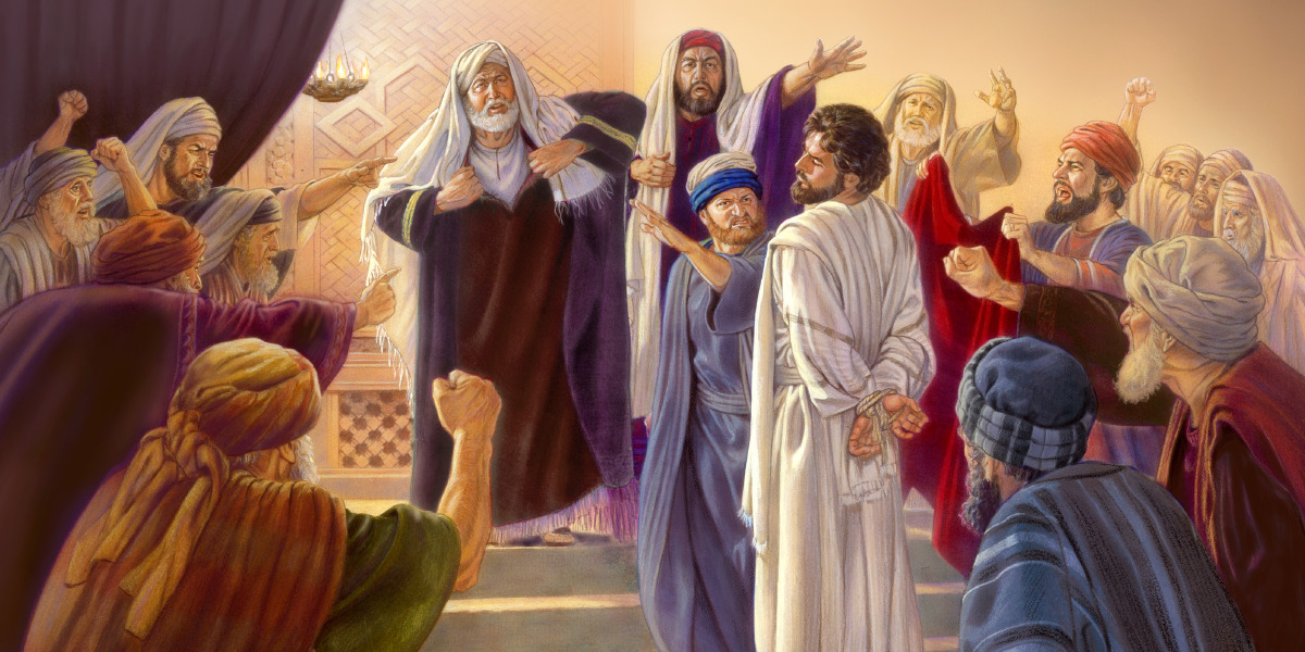 Jesus vor dem Sanhedrin: Der abgrundtiefe Hass des Bösen gegen das Gute!