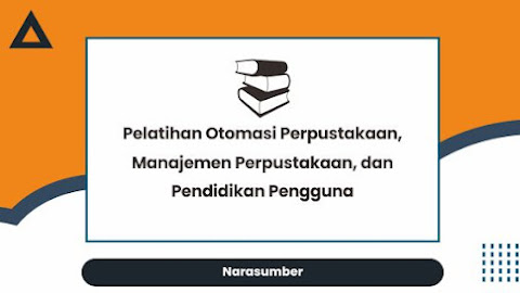 Narasumber pelatihan pengguna di Perpustakaan