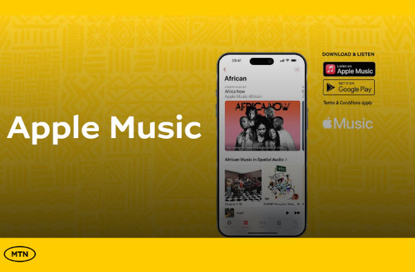 MTN Launches Apple Music on iOS and Android, Get First 6 Month Free