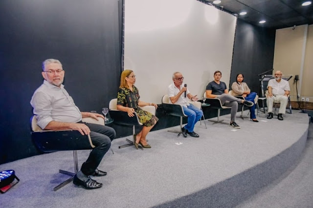 Cícero Lucena e Leo Bezerra participa de lançamento do Hub de Inovação Farol Digital