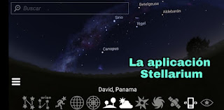 Stellarium una App para la planificación de la vía láctea y encontrar estrellas