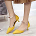 Women High Heels Pearl Strap Women Pumps