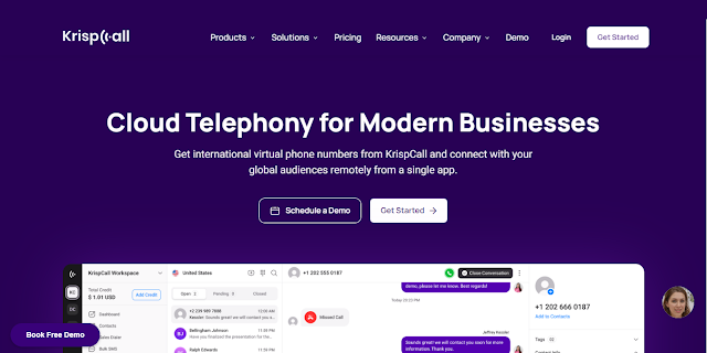 KrispCall - Cloud Telephony for Modern Businesses