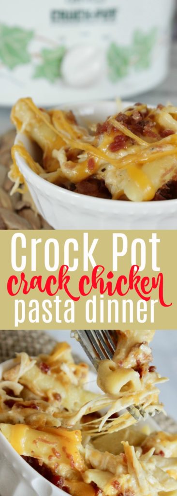 Slow Cooker Crack Chicken Pasta