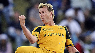 brett lee blood cricket