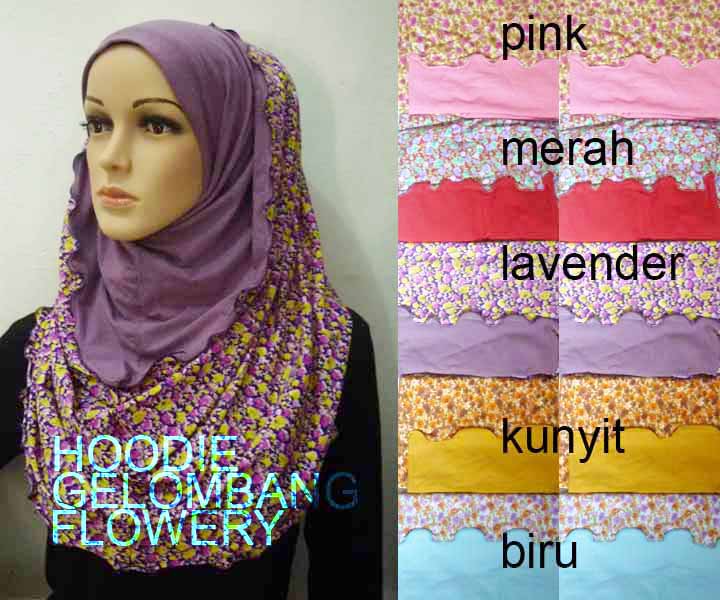 HOODIE GELOMBANG FLOWERY  Kumpulan Tips Trik dan Tutorial 