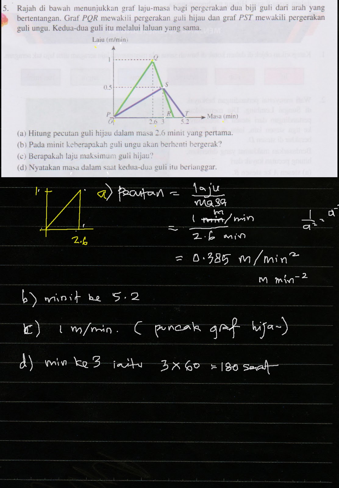 Cikgu Azman - Bukit Jalil: Math Graf Laju - Masa Pecutan