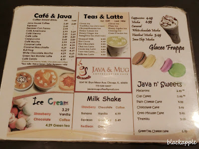 Java & Mug_Coffee tea korean dessert_menu_by black applett