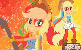 MLPEG Characters: Applejack rainbow rocks