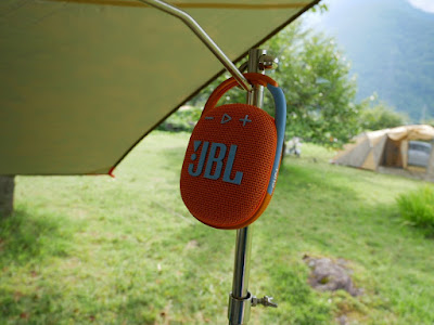 JBL Clip4 キャンプ場にて