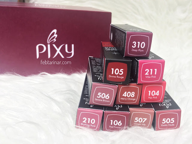 review pixy matte in love lipstick - rara febtarina - lifestyle blogger - beauty blogger