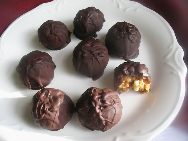 Not-So Guilty Chocolate Peanut Butter Balls