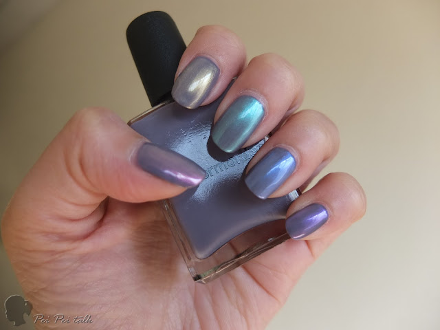 mistermorden 指甲油-炫光上層油 DUOCHROME TOP COAT-試色