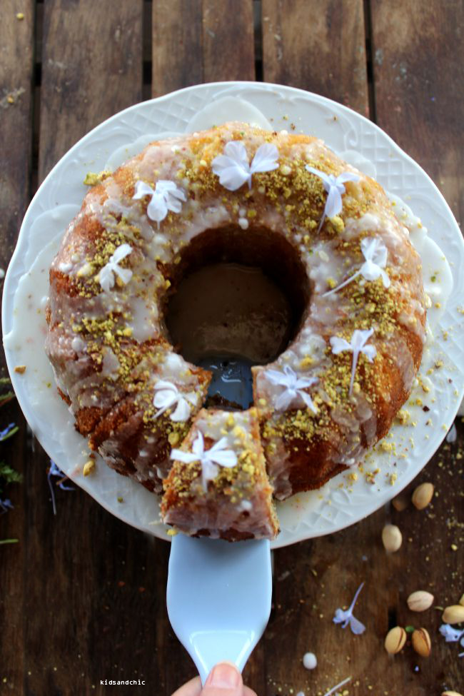 lemon lime pistachio bundt cake