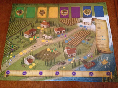 Tablero de juego Viticulture