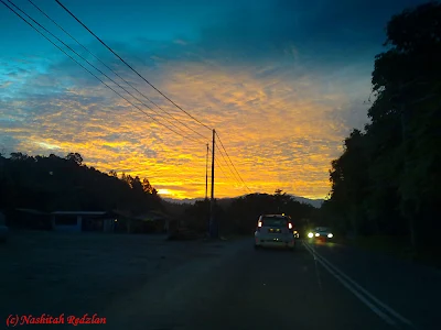 Nisfu Syaaban Sunset