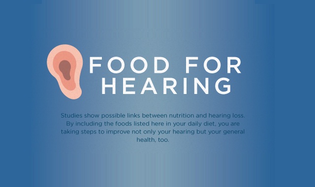 image: Food for Hearing #infographic