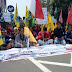 Demo di Taman ASEAN Jombang, Mahasiswa Robek Bendera Myanmar