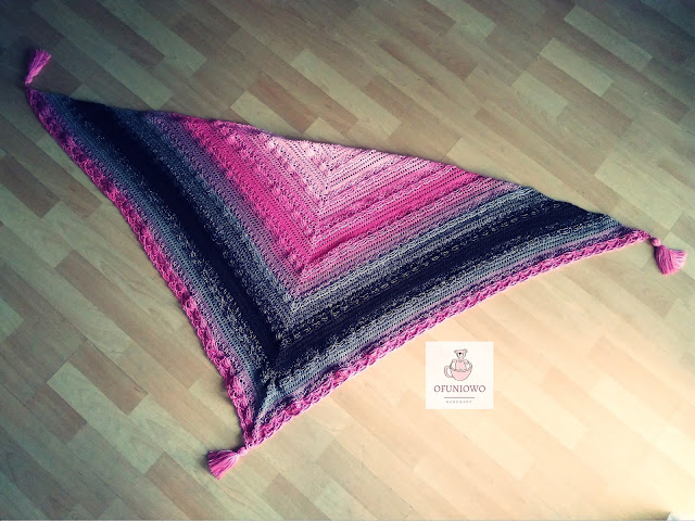 Shawl Lost in Time - Ofuniowo Handmade