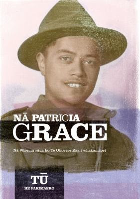 Cover of book by Patricia Grace showing face of soldier