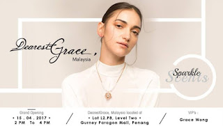 Dearest Grace Malaysia Grand Opening with Hong Kong TVB Artist Grace Wong at Gurney Paragon Mall (15 April 2017)