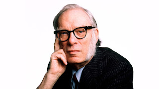 Primo piano di Isaac Asimov