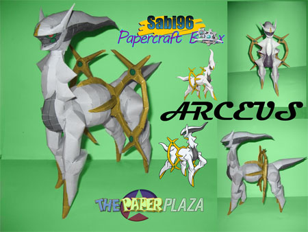 Pokemon Arceus Papercraft