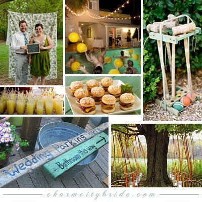 Backyard Wedding Decor